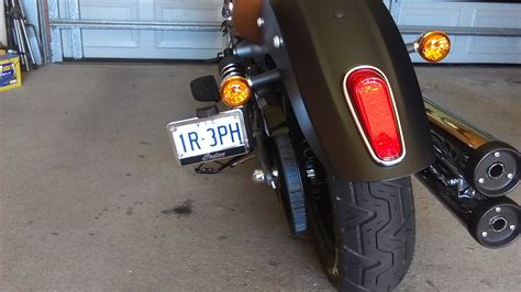 Indian Scout Bobber License Plate Side Mount Reviewmotors Co