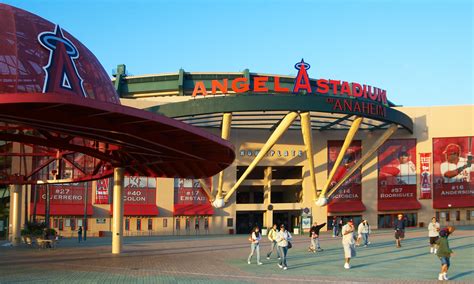 Angel stadium anaheim california hosts massive crowds for the opener 7