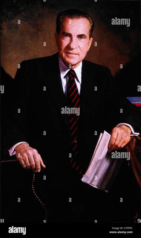 Richard Nixon Portrait Color Hi Res Stock Photography And Images Alamy