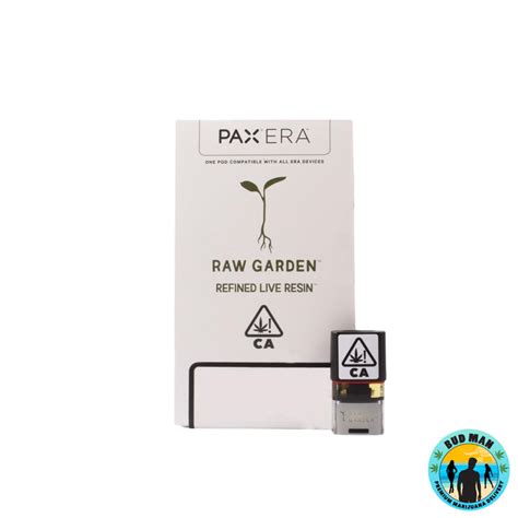 Raw Garden Refined Live Resin Pax Pod 500mg 5 Options Bud Man