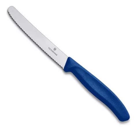 Cuchillo De Mesa Y Tomates Victorinox Swiss Classic Cm Color Azul