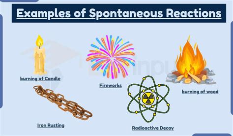 10 Examples Of Spontaneous Reactions