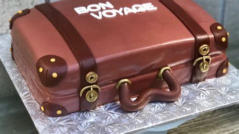 HOW TO MAKE A SUITCASE OUT OF CAKE YouTube