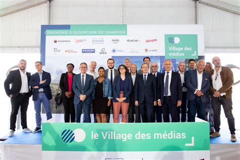 Première pierre Village des Médias Demathieu Bard Groupe