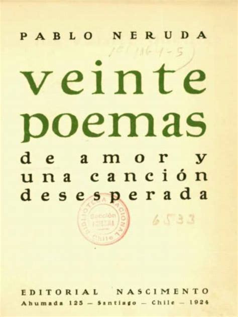 Veinte poemas de amor y una canción desesperada Wikipedia la