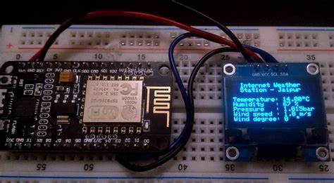 Iot Weather Station With Nodemcu Oled And Openweathermap