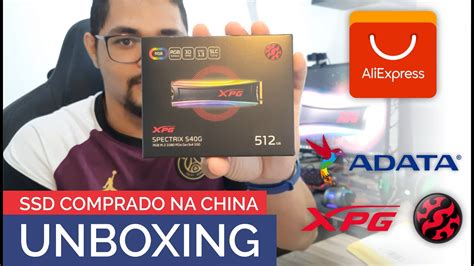 SSD M 2 NVMe XPG S40G RGB COMPRADO NO ALIEXPRESS BARATO É BOM MESMO