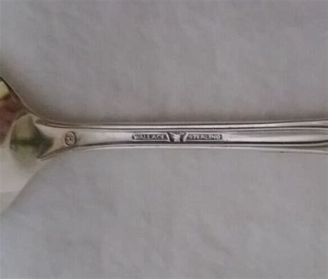 Wallace Rose Point Pattern Sterling Silver Spoon Teaspoon 6 Inches Ebay