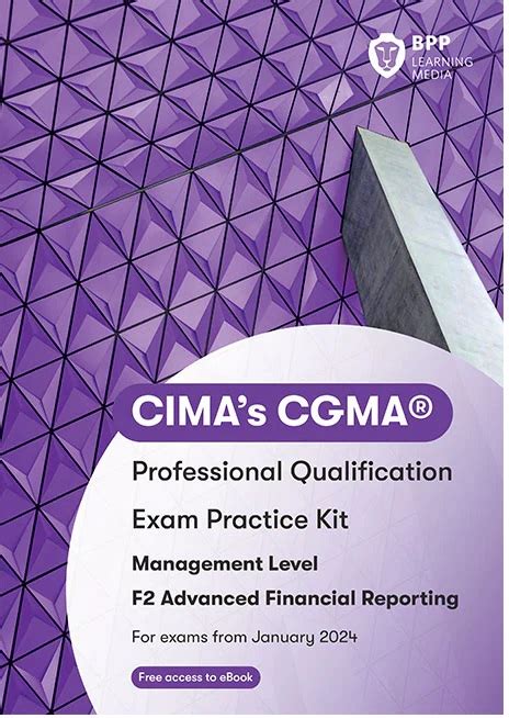 BPP CIMA F2 Advanced Financial Reporting KIT 2024