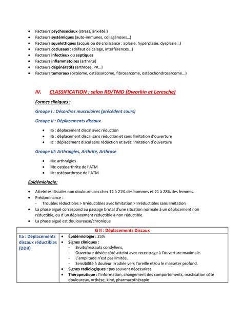 SOLUTION Lexamen Des Articulations Temporo Mandibulaires Studypool