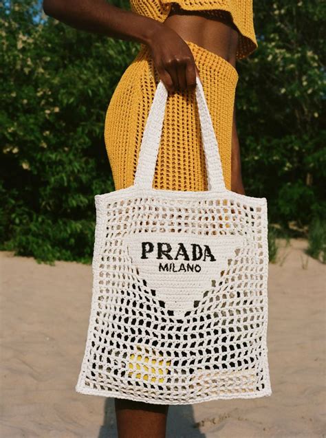 Total 54 Imagen Prada Crochet Tote Bag Abzlocal Mx