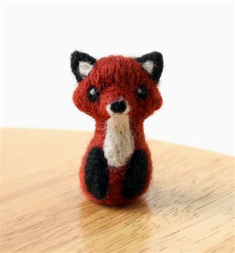 Fatally Cute: Miniature Felted Fox
