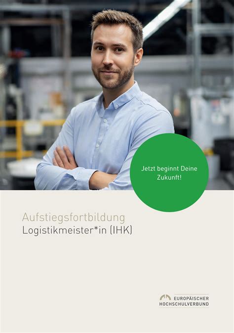 Aufstiegsfortbildung Logistikmeister Ihk By Ehv Fernstudium Und