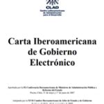 Carta Iberoamericana De Gobierno Electr Nico Centro Latinoamericano