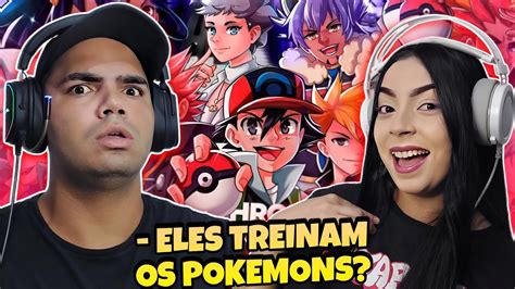 React Campeões Pokémon CAMINHO DA VITÓRIA Chrono YouTube