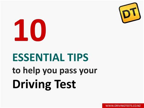 Ppt Essential Tips To Help You Pass Your Driving Test Powerpoint Presentation Id1497853