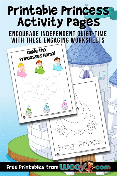 Printable Princess Activity Pages | Woo! Jr. Kids Activities : Children's Publishing