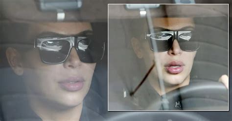Kim Kardashian Goes Makeup Free With Fuller Lips As She Steps Out After Nude Selfie Drama