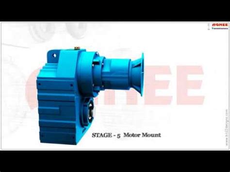 Agnee Techbox Af Series Parallel Shaft Helical Gearmotors Youtube