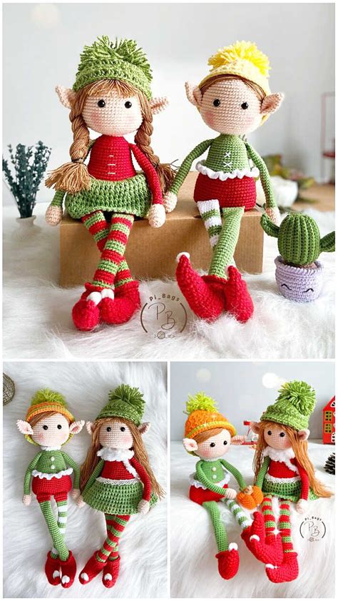 Crochet Elf Free Amigurumi Pattern Amigurumi In 2022 Crochet Xmas