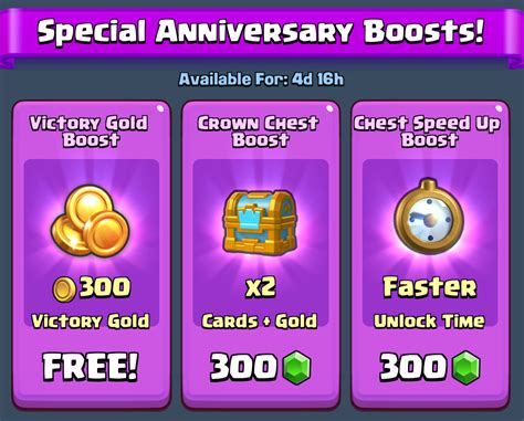 Aniversário De 2 Anos Do Clash Royale Desafios Ofertas Grátis E Mais Clash Royale Dicas