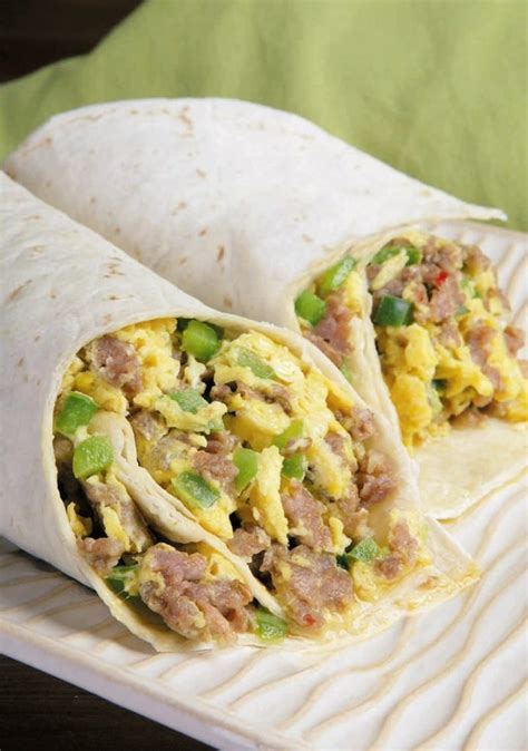 Breakfast Wrap - Prepared Food Photos, Inc.