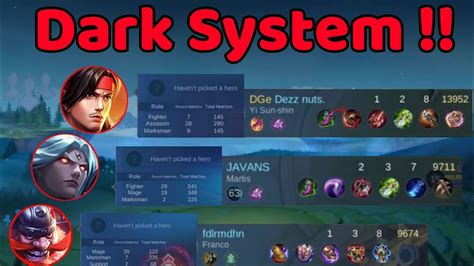 Dark System Moonton Terbaru Trio Duta Moonton Bikin Ketar Ketir Di