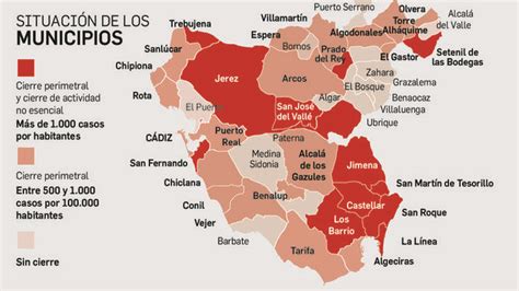 Coronavirus Cádiz La Junta hace oficial el cierre de otras seis