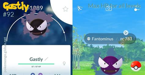 Gastly Max Hp For All Levels Pokemon Go