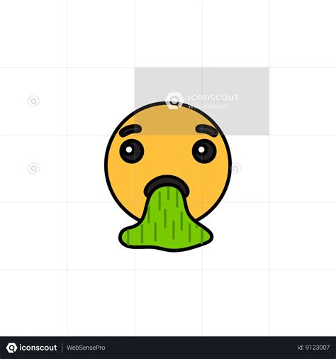 Vomiting Emoji Emoji Animated Icon Download In Json Lottie Or Mp4 Format