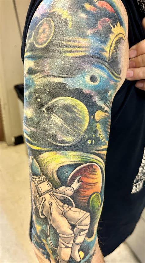 Finished half sleeve done at flatline tattoo Savannah TN : r/tattoos