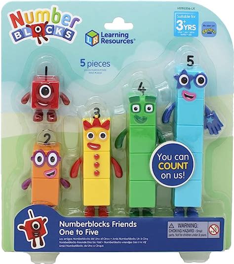 Learning Resources Numberblocks Friends One To Five Official Collectible Toys Includes