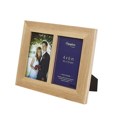 New England 4×6 Solid Oak Double Photo Frame Wholesale Trade Account