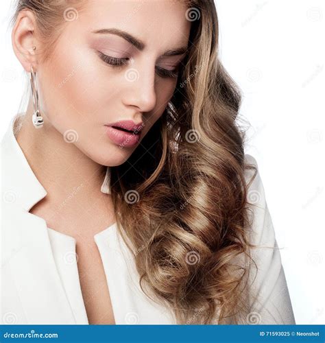 Retrato Da Beleza Da Mulher Elegante Imagem De Stock Imagem De