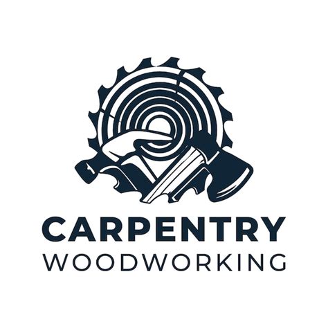 Premium Vector Carpentry Woodwork Vector Logo Design Template