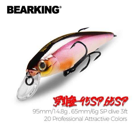 Bearking Squad Iscas Minnow Pesca Sistema De Peso Tungst Nio Isca