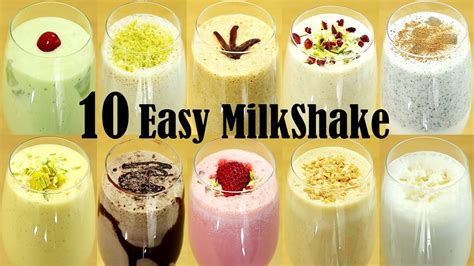 Easy Milkshake Recipe How To Make Milkshake At Home Youtube