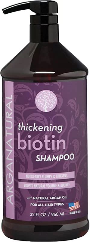 Arganatural Thickening Biotin Shampoo Shop Shampoo And Conditioner At H E B