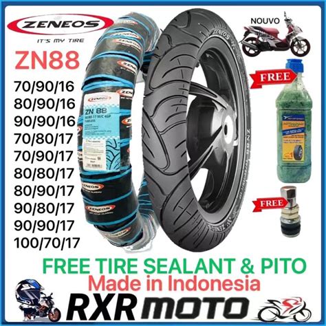 ZENEOS ZN88 MOTORCYCLE TIRE GULONG TUBELESS FREE TIRE SEALER PITO 70