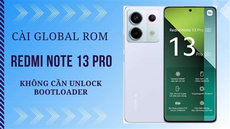 Redmi Note 13 Pro Up Rom Quốc Tế Không Cần Unlock Bootloader YouTube