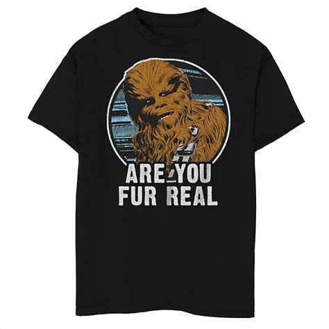 Boys Star Wars Are You Fur Real Husky Graphic Tee