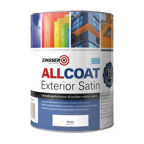 Zinsser Water Based Allcoat Exterior Exterior Multi Surface Paint