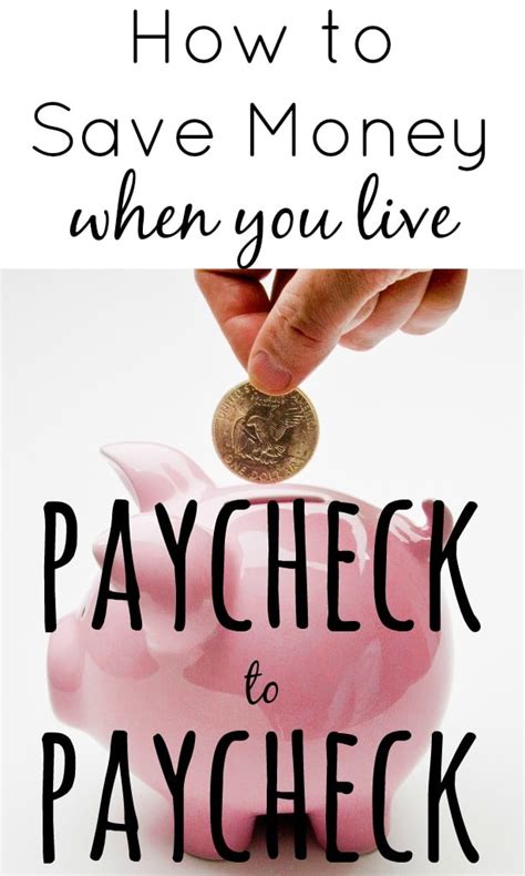 How To Save Money When You Live Paycheck To Paycheck