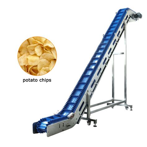 Loading And Discharging Speed Adjustable Inclined Belt Conveyor System