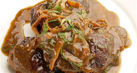 Sauteed Chicken Livers With Shallot Gravy Southern Kitchen