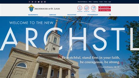 Archdiocese of St. Louis Website Redesign | SteadyRain