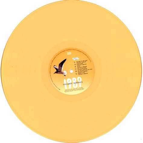 Taylor Swift 1989 Taylors Version Tangerine Vinyl Edition Vinyl