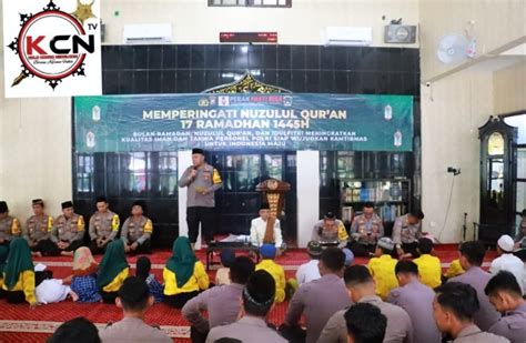 Tingkatkan Iman Dan Taqwa Polres Pelabuhan Tanjung Perak Peringati