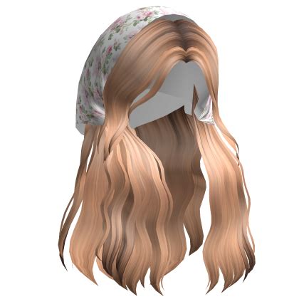 Soft Waves With Floral Bonnet Blonde Roblox