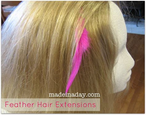 DIY Feather Extensions